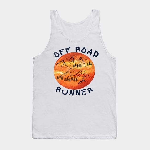 OFF ROAD RUNNER Tank Top by Funky Mama